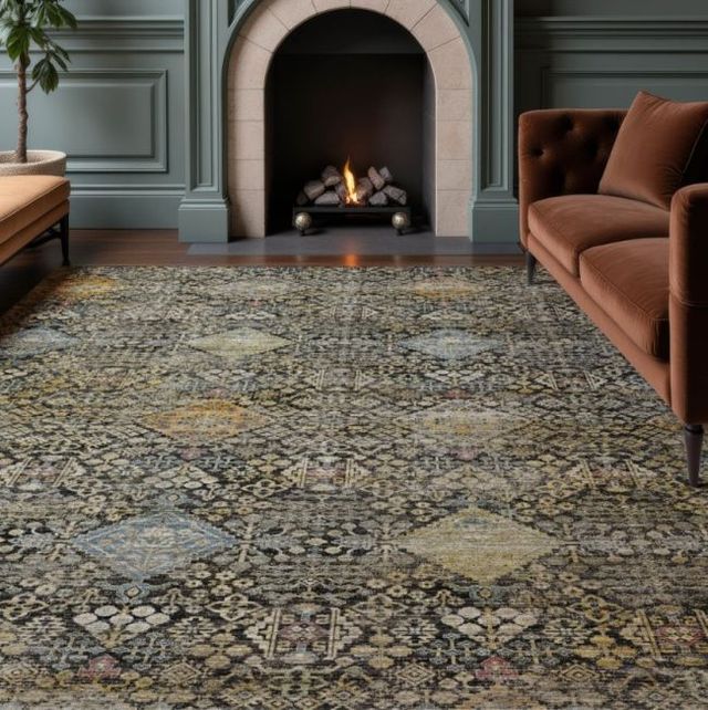 Dalyn™ Rug Company Aristo AR1 Black 5'x8' Area Rug-1