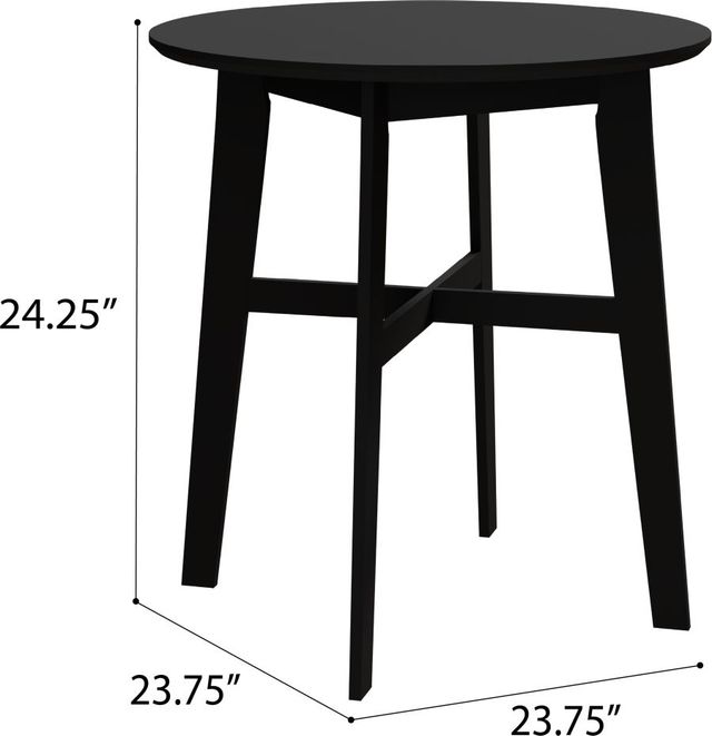 Emerald Home Midland Black Side Table-2