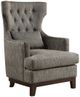 Mazin Furniture Adriano Brown-Gray Accent Chair-1