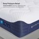 BEDGEAR® H6 Performance® 12" Hybrid Medium Plush Pillow Top Split Head California King Mattress in a Box-4