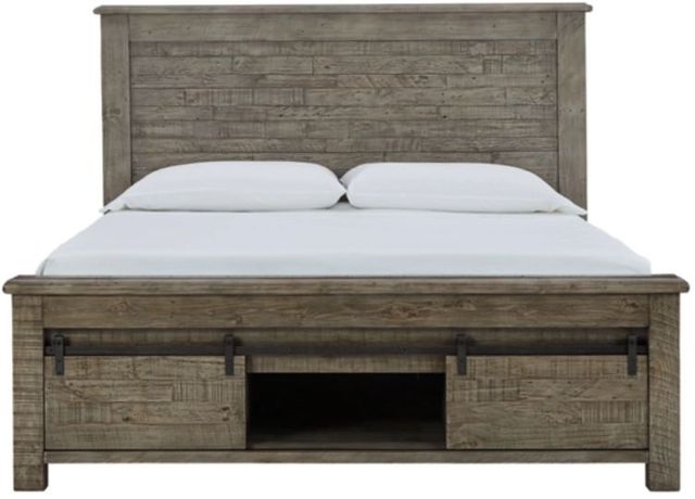 Signature Design by Ashley® Brennagan Gray California King Storage Bed-1