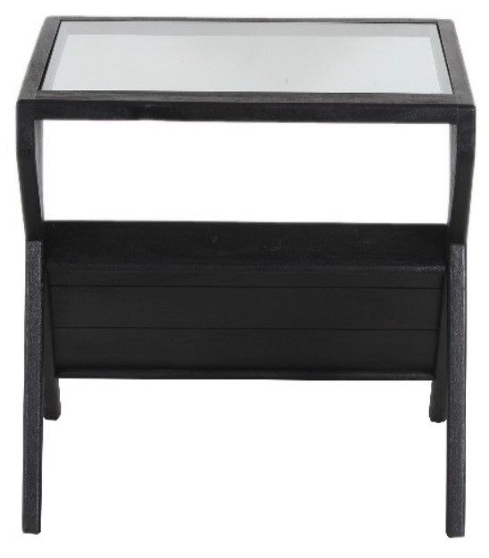 Porter International Designs Canberra Black End Table-3