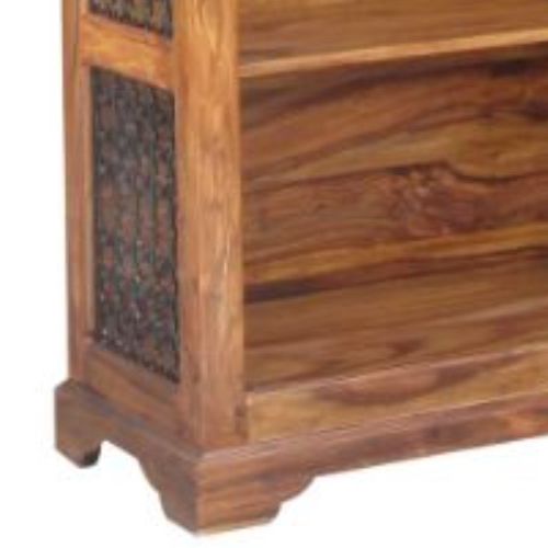 Jaipur Furniture Ganga Ring Jali Brown Large Bookcase-2