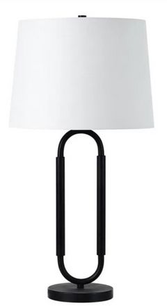 Renwil® Alaya Matte Black Table Lamp 