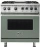 Viking® 5 Series 36'' Eucalyptus Pro Style Dual Fuel Range-0