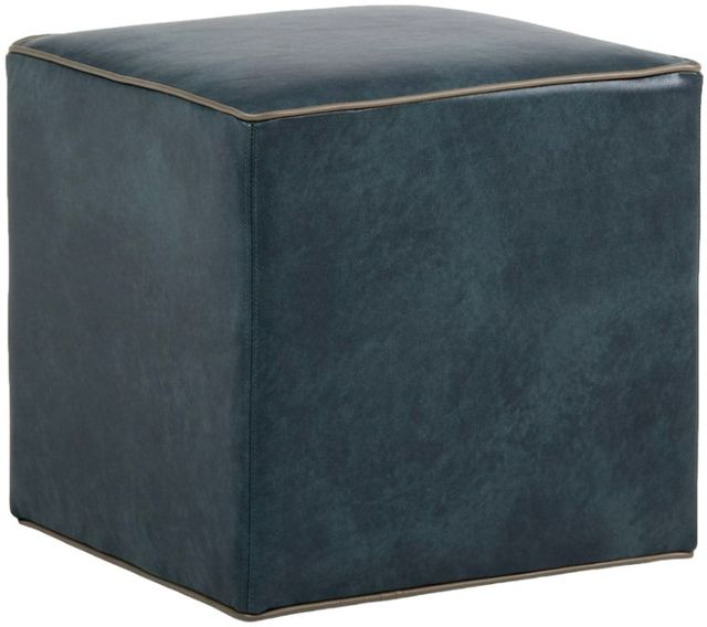 Smith Brothers Customizable 953 Leather Cocktail Ottoman-0