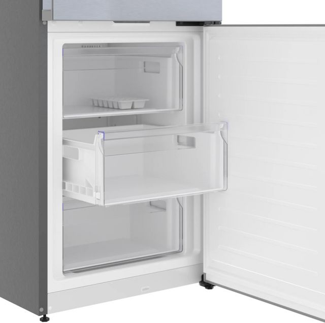 Bosch® 500 Series 24" 12.8 Cu. Ft. Easy Clean Stainless Steel Counter Depth Bottom Freezer Refrigerator-8