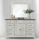 Liberty Furniture River Place Riverstone White/Tobacco Dresser and Mirror-1