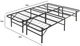 Sleeptone® Black Full Foldable Storage Bed Frame-4