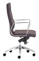 Zuo® Engineer Espresso High Back Office Chair-2