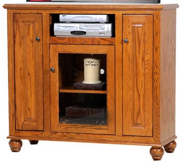 American Heartland Manufacturing Oak 47" Tall Deluxe TV Stand