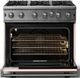 Viking® 5 Series 36" Blush Pro Style Natural Gas Range-1