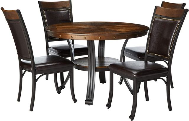 Powell® Franklin 5-Piece Rustic Umber Dining Set-0