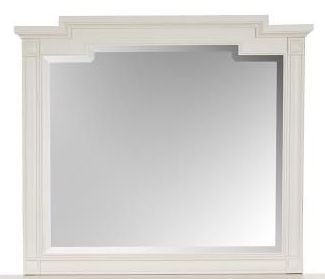 Magnussen Home® Willowbrook Egg Shell White Landscape Mirror-0
