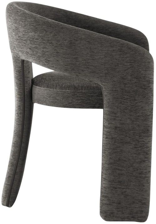 Meridian Furniture Rendition Gray Upholstered Dining Chair-3