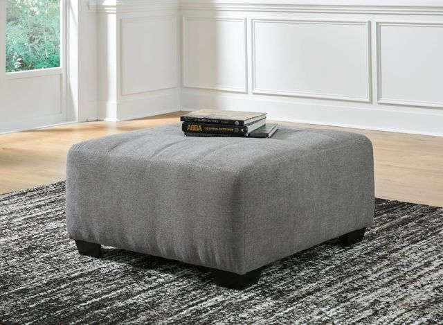 Benchcraft® Birkdale Court Gray Oversized Accent Ottoman-2