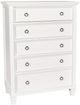 New Classic® Home Furnishings Tamarack 4-Piece White Twin Panel Bedroom Set-5