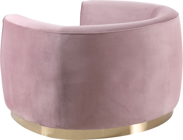 Meridian Furniture Julian Pink/Gold Velvet Chair-1