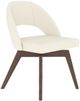Canadel Downtown 5140 Spice Washed Upholstered Swivel Dining Side Chair-0