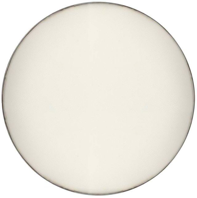 Meridian Furniture Brody Brushed Chrome/White Adjustable Stool-2