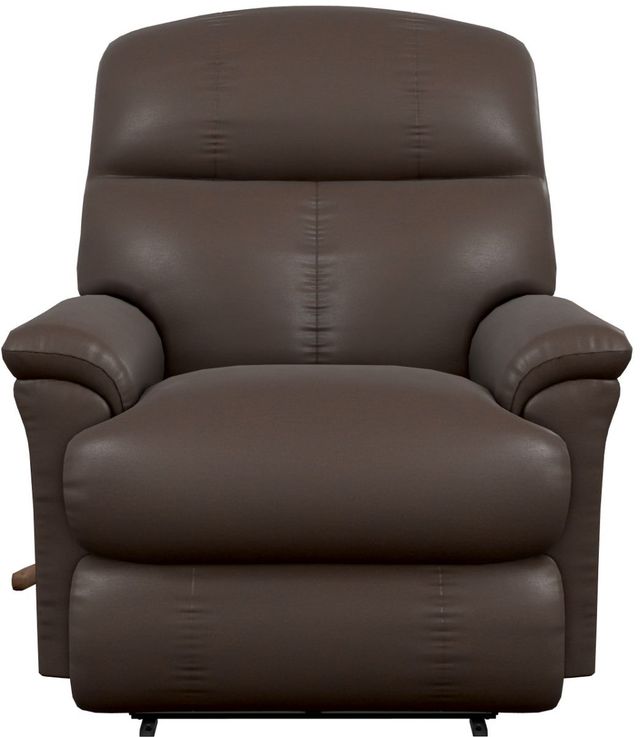La-Z-Boy® Reed Walnut Leather Manual Wall Recliner-1