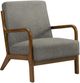 Monarch Specialties Inc. Grey/Walnut 34" Accent Chair-0
