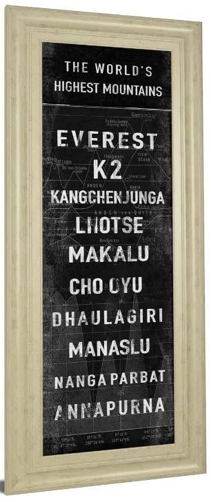 Classy Art The Highest Mountains by The Vintage Collection Wall Art-1