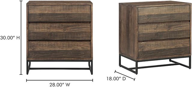 Moe's Home Collection Elena Brown Nightstand-2