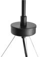 A & B Home Black/Gold Square Ring Lorance 6-Light Chandelier-4