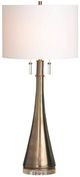 Crestview Collection Lira Gold Twin Pull Chain Table Lamp-1