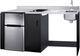 Summit® 72" Black/Stainless Steel Barrier-Free All-in-one Kitchenette -3