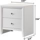 Crown Mark Evan White Nightstand-2