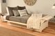 Kodiak Furniture Phoenix Antique White Full Futon Frame with Storage-4