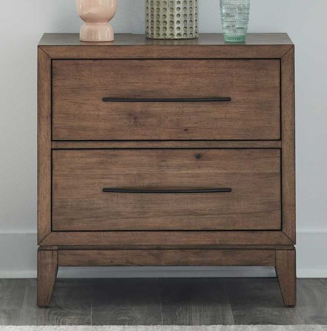Liberty Furniture Shaker Lakes Harvest Brown Nightstand-1