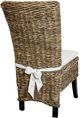 Harp & Finial® Raegan Black/Natural Dining Chair -3