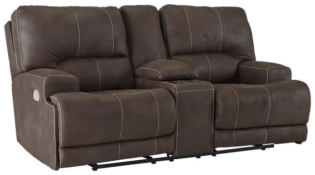 Signature Design by Ashley® Kitching 3-Piece Java Living Room Set with Power Reclining Sofa-2