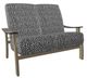 Telescope Casual St. Catherine Agra Classic/Beachwood Aluminum/Fabric Outdoor MGP Cushion Loveseat with Chestnut Rustic Arms-0