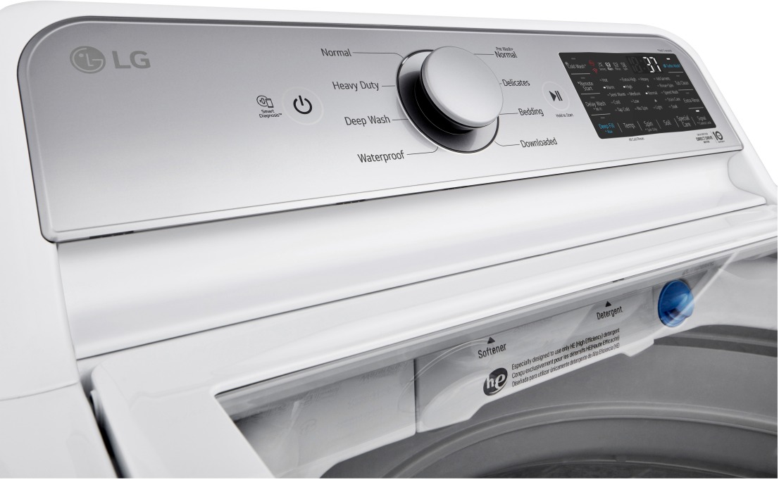 LG 5.3 Cu. Ft. White Top Load Washer - Thumbnail 4