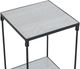Renwil® Giulia White Accent Table with Matte Black Base-3
