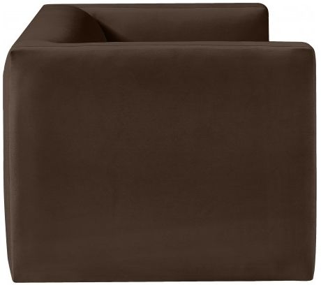 Meridian Furniture Henson Brown Velvet Loveseat-2