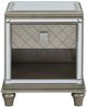 Signature Design by Ashley® Chevanna Mirror Top End Table with Platinum Base -1