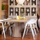 Dovetail Furniture Jansen Light Warm Wash Dining Table-1