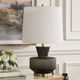 Uttermost® Trentino Antiqued Brass/Frosted Black Table Lamp-1