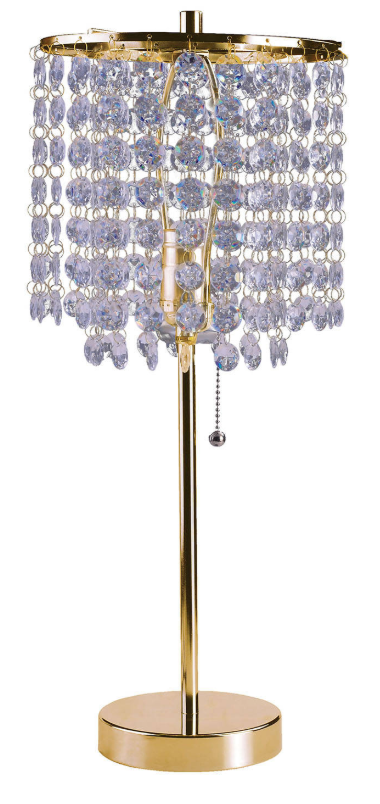 Furniture of America® Ira Gold Table Lamp-0