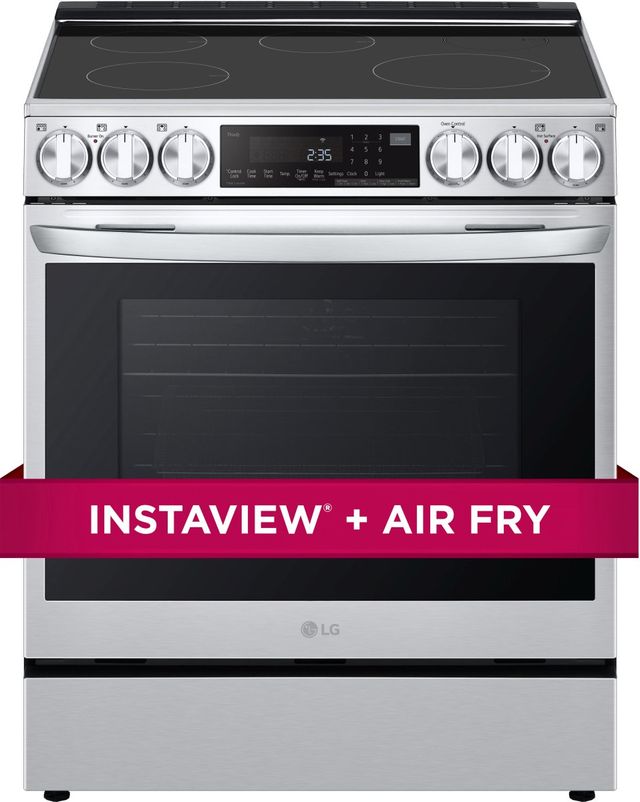 LG 30” PrintProof® Stainless Steel Slide In Induction Range-2