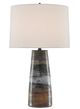Currey & Company Zadoc Terracotta/Natural/Cloud/Black Table Lamp-1