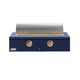 Caliber™ Rockwell Social 42" 2-Burner Cobalt Built-In Liquid Propane Grill with Brass Hardware-1
