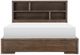 Legacy Classic Architect Onyx Queen Bookcase Panel Bed with 1-Side Storage-2