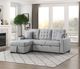 Homelegance® McCafferty 2-Piece Gray Left-Arm Facing Sleeper Sectional with Hidden Storage-1