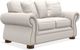 La-Z-Boy® Pembroke Hemp Loveseat with Brass Nailhead Trim-0